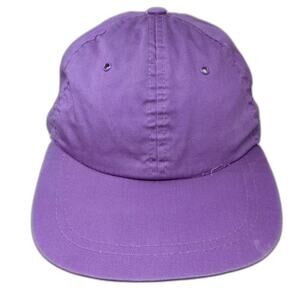 Arlin Baseball Cap Hat Purple Slideback One Size Unstructured Plain Cotton